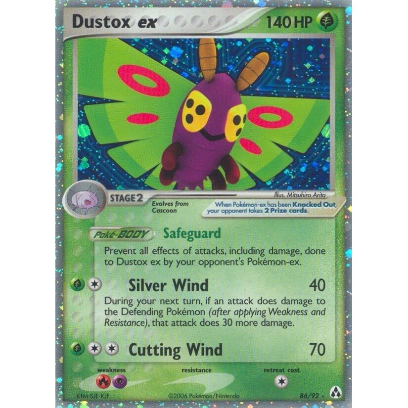 Image for Dustox ex (86/92) (Legend Maker) - Pokemon