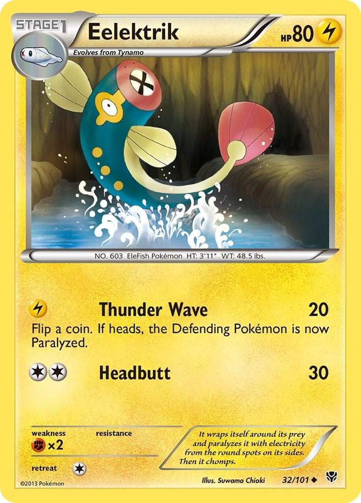 Image for Eelektrik (32/101) (Plasma Blast) (PLB) - Pokemon