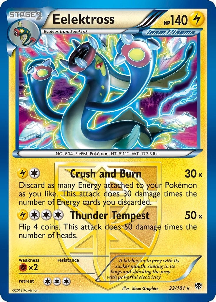 Image for Eelektross (Team Plasma) (33/101) (Plasma Blast) (PLB) - Pokemon