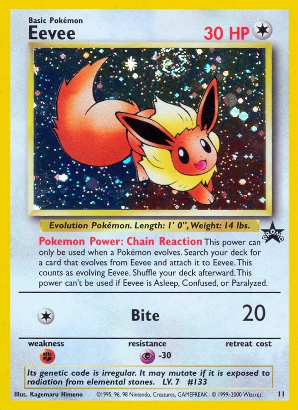 Image for Eevee (11/53) (WoTC Promo) (PR) - Pokemon