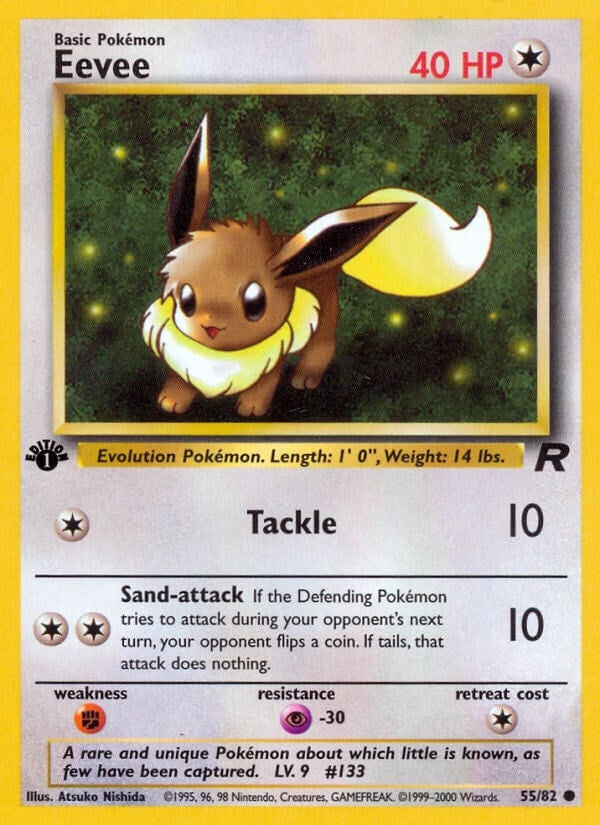 Image for Eevee (55/82) (Team Rocket) (TR) - Pokemon