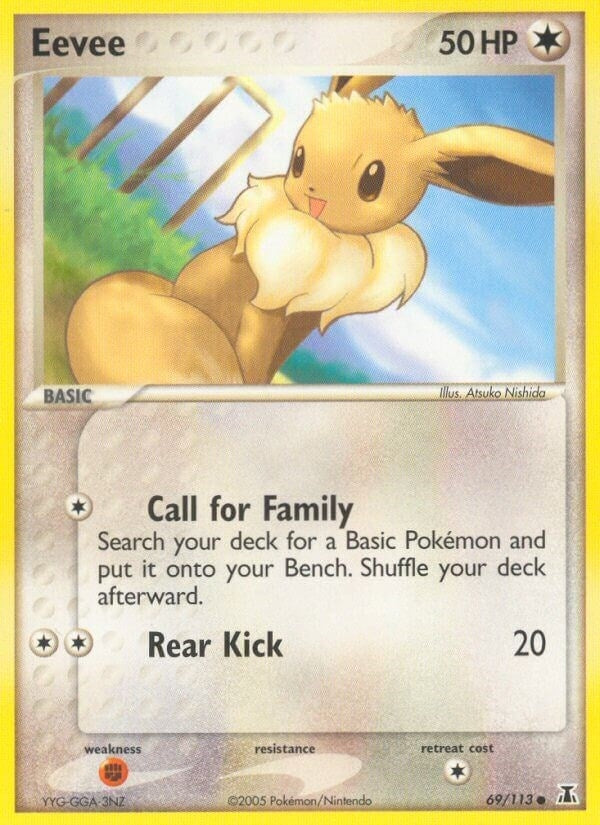 Image for Eevee (69/113) (EX Delta Species) (DS) - Pokemon