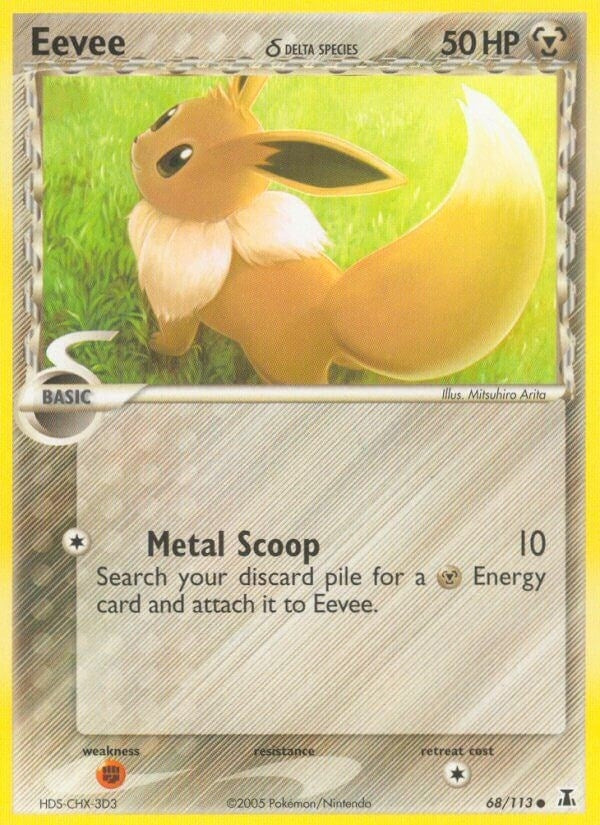 Image for Eevee (68/113) (EX Delta Species) (DS) - Pokemon