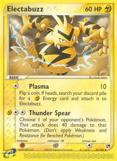 Image for Electabuzz (35/100) (EX Sandstorm) (SS) - Pokemon