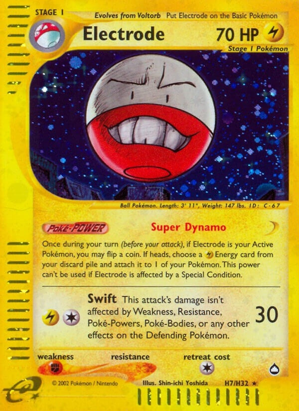 Image for Electrode (H7) (H07/H32) (Aquapolis) (AQ) - Pokemon
