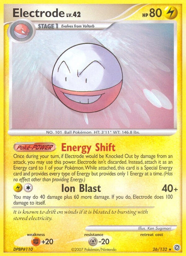 Image for Electrode (26/132) (Secret Wonders) (SW) - Pokemon