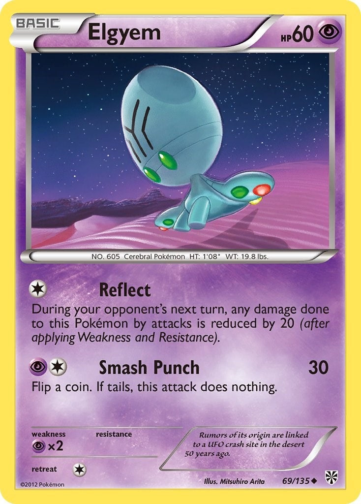 Image for Elgyem (69) (69/135) (Plasma Storm) (PLS) - Pokemon
