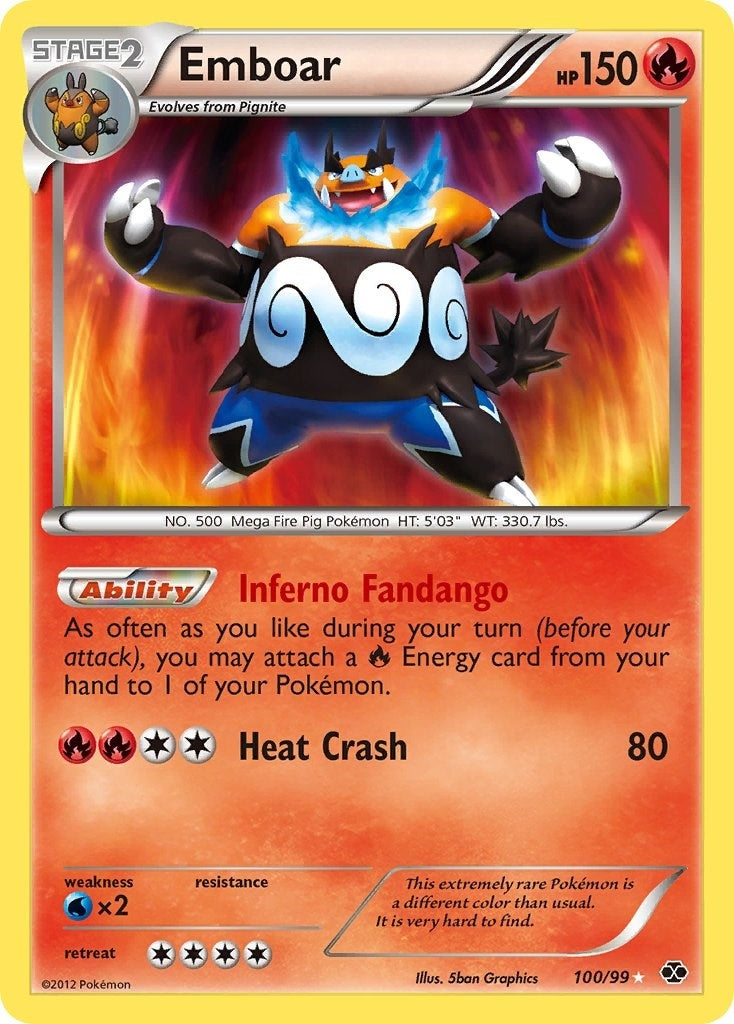 Image for Emboar (100/99) (Next Destinies) (NXD) - Pokemon