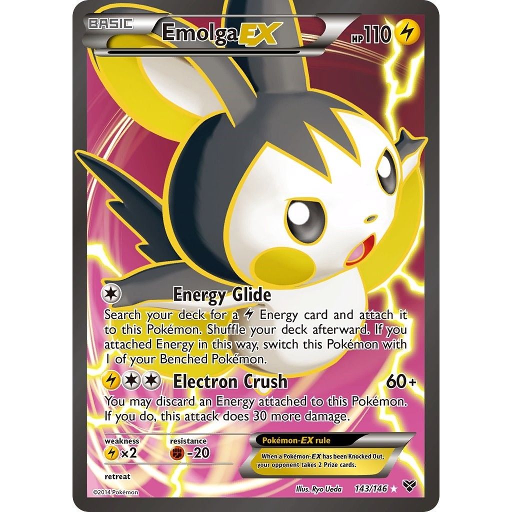 Image for Emolga EX (143 Full Art) (143/146) (XY Base Set) - Pokemon