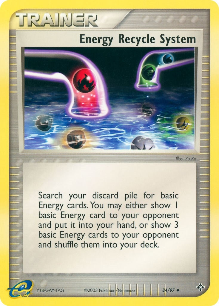 Image for Energy Recycle System (84/97) (EX Dragon) (DR) - Pokemon