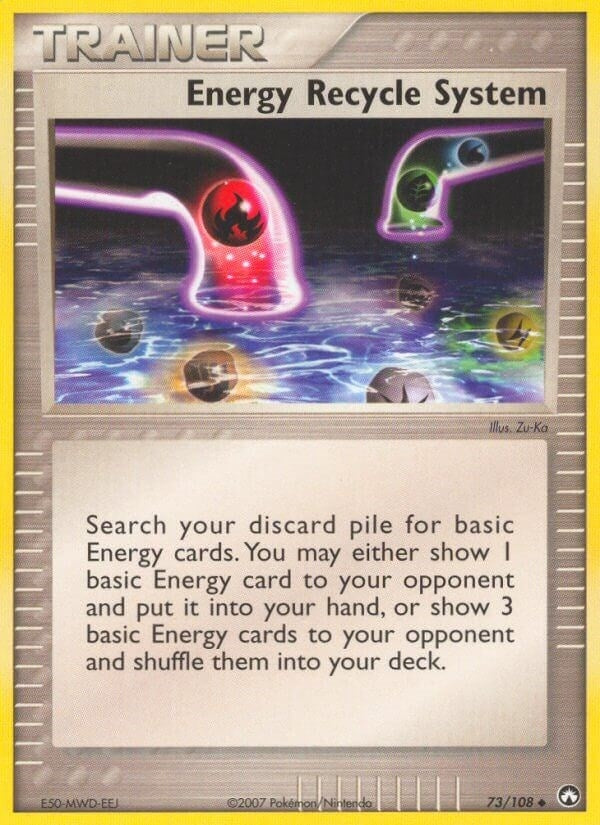 Image for Energy Recycle System (73/108) (EX Power Keepers) (PK) - Pokemon