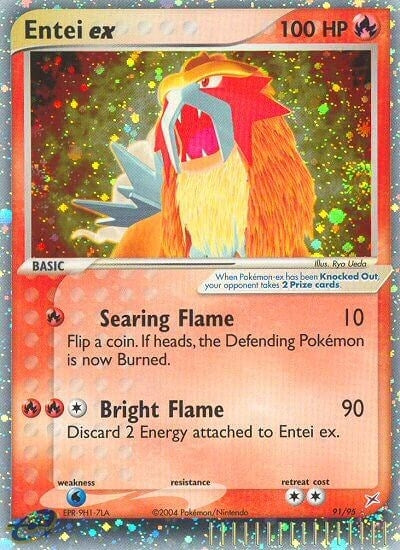 Image for Entei ex (91/95) (Team Magma vs Team Aqua) - Pokemon