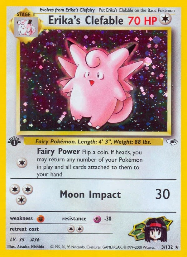 Image for Erika's Clefable (003/132) (Gym Heroes) (G1) - Pokemon