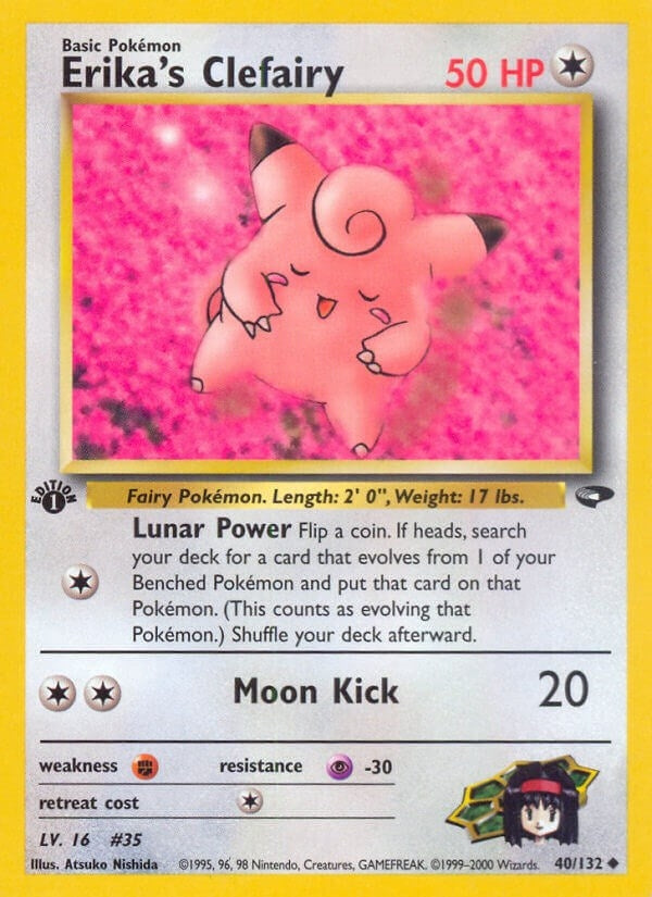 Image for Erika's Clefairy (040/132) (Gym Challenge) (G2) - Pokemon