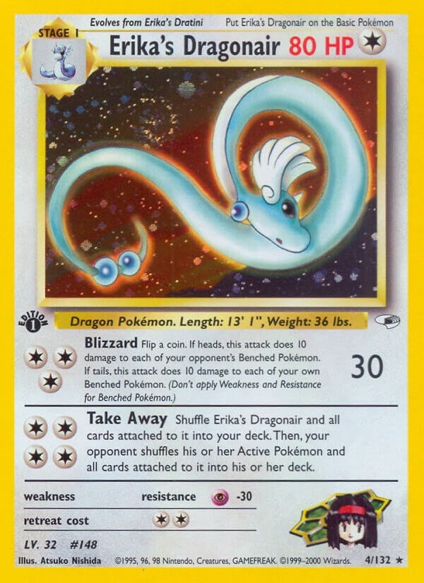 Image for Erika's Dragonair (004/132) (Gym Heroes) (G1) - Pokemon
