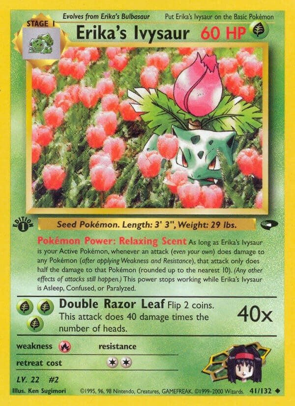 Image for Erika's Ivysaur (041/132) (Gym Challenge) (G2) - Pokemon