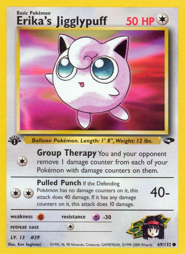 Image for Erika's Jigglypuff (069/132) (Gym Challenge) (G2) - Pokemon