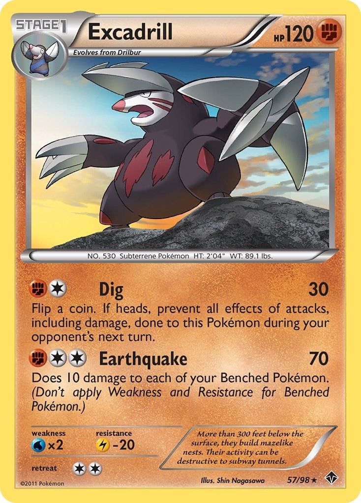 Image for Excadrill (57) (57/98) (Emerging Powers) (EPO) - Pokemon