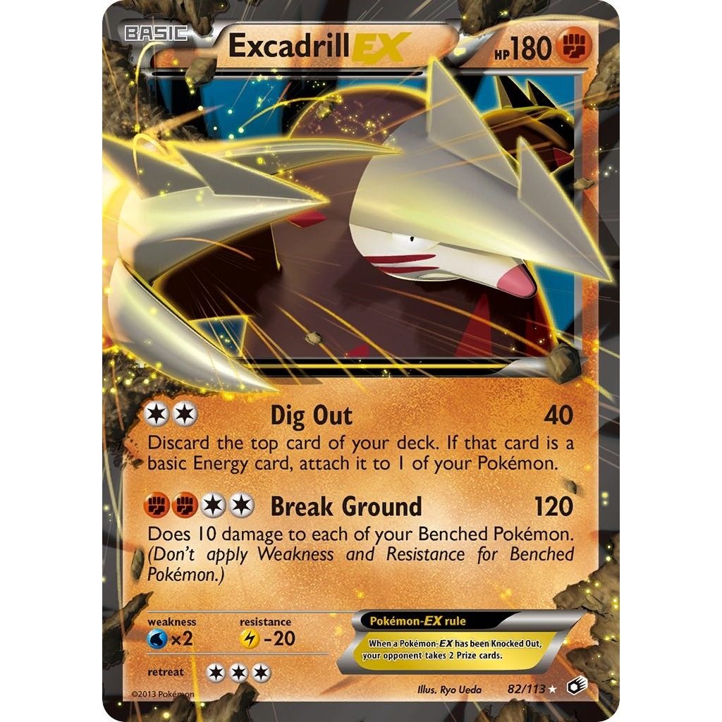 Image for Excadrill EX (82/113) (Legendary Treasures) - Pokemon