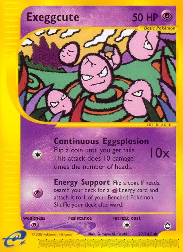 Image for Exeggcute (77) (077/147) (Aquapolis) (AQ) - Pokemon