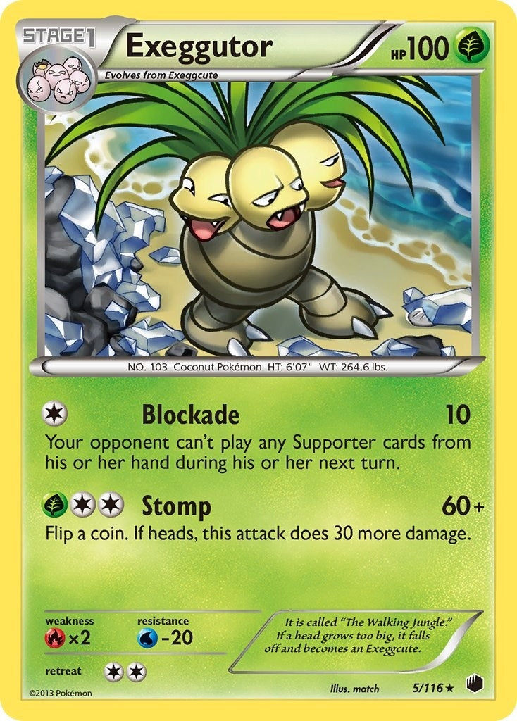 Image for Exeggutor (5/116) (Plasma Freeze) (PLF) - Pokemon