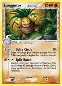Image for Exeggutor (Delta Species) (41/110) (EX Holon Phantoms) (HP) - Pokemon