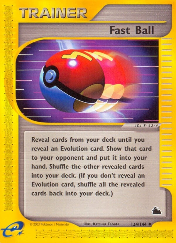 Image for Fast Ball (124/144) (Skyridge) (SK) - Pokemon