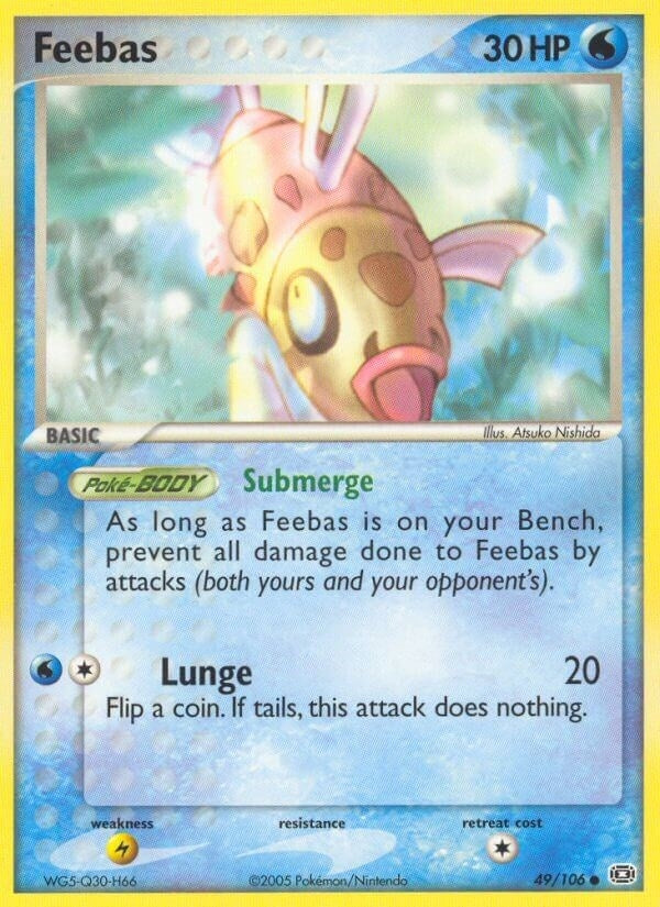 Image for Feebas (49/106) (EX Emerald) (EM) - Pokemon