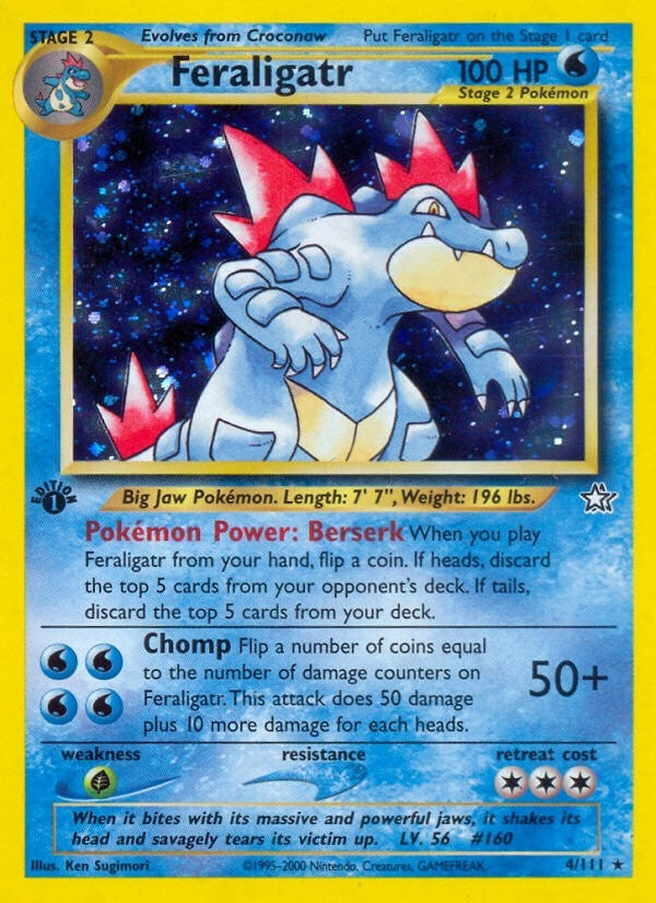 Image for Feraligatr (4) (004/111) (Neo Genesis) (N1) - Pokemon