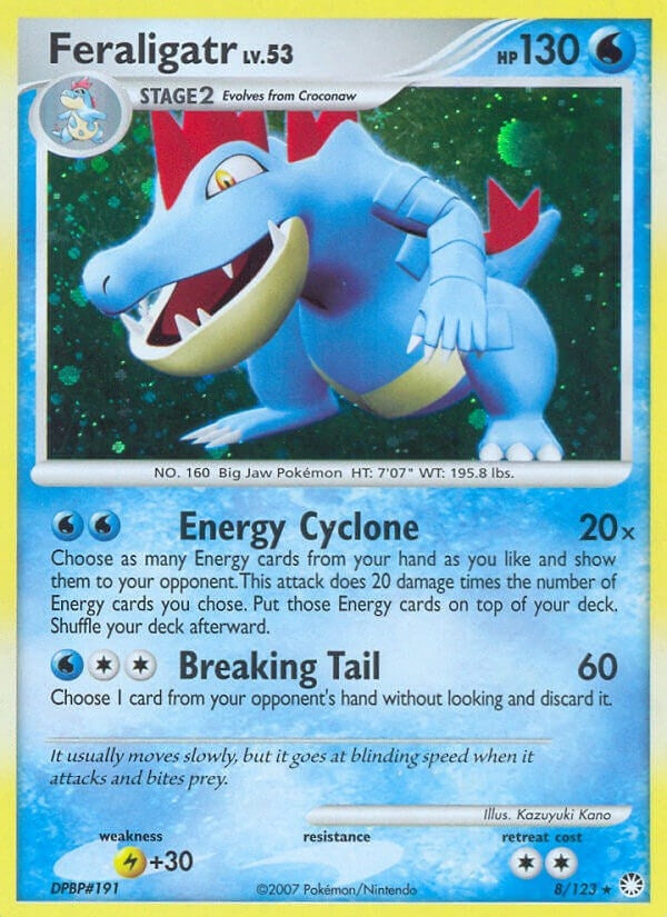 Image for Feraligatr (8/123) (Mysterious Treasures) (MT) - Pokemon