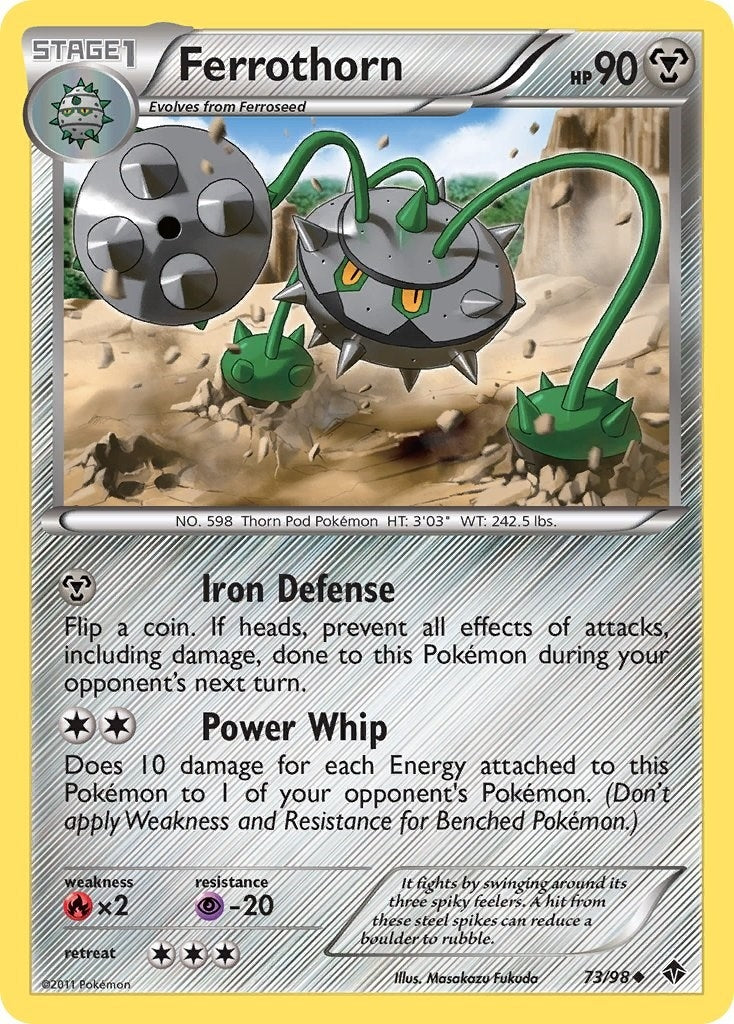 Image for Ferrothorn (73) (73/98) (Emerging Powers) (EPO) - Pokemon