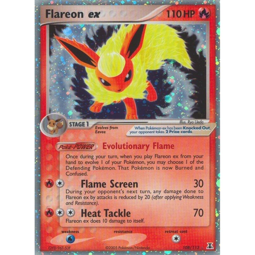 Image for Flareon ex (108/113) (Delta Species) - Pokemon