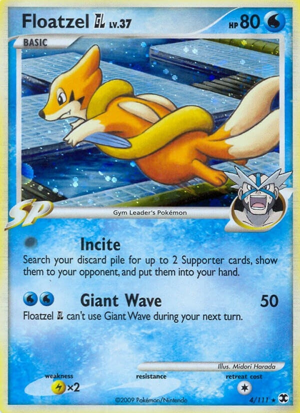 Image for Floatzel GL (4/111) (Rising Rivals) (RR) - Pokemon