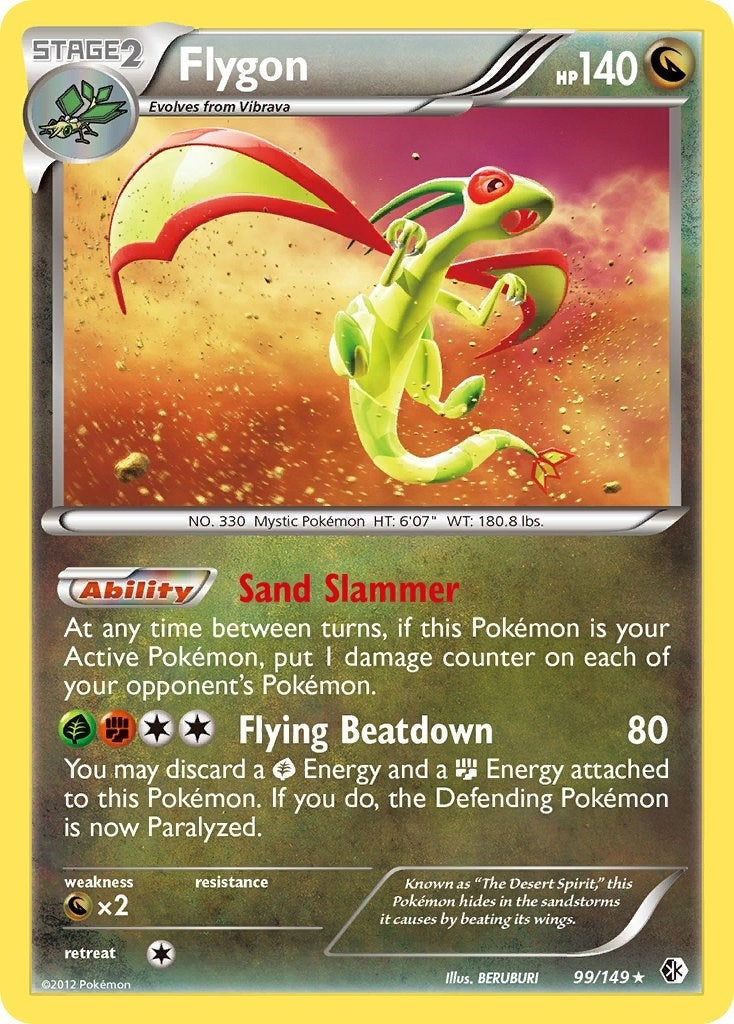 Image for Flygon (99/149) (Boundaries Crossed) (BCR) - Pokemon