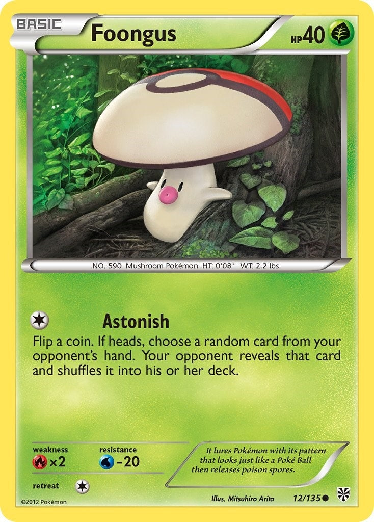 Image for Foongus (12/135) (Plasma Storm) (PLS) - Pokemon