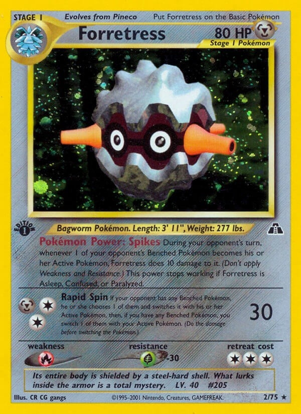 Image for Forretress (2) (02/75) (Neo Discovery) (N2) - Pokemon