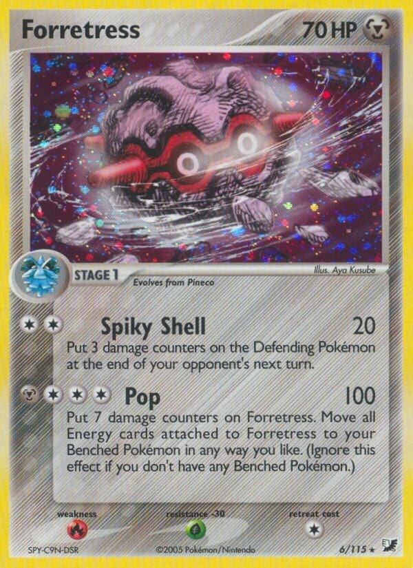Image for Forretress (6/115) (EX Unseen Forces) (UF) - Pokemon