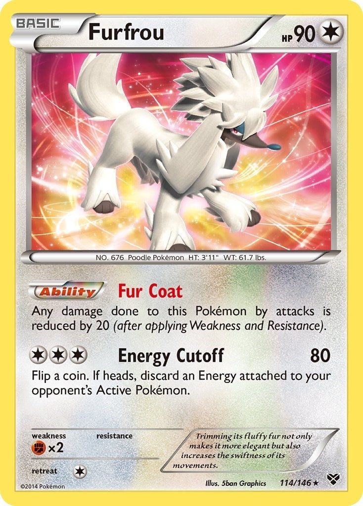 Image for Furfrou (114/146) (XY Base Set) (XY) - Pokemon