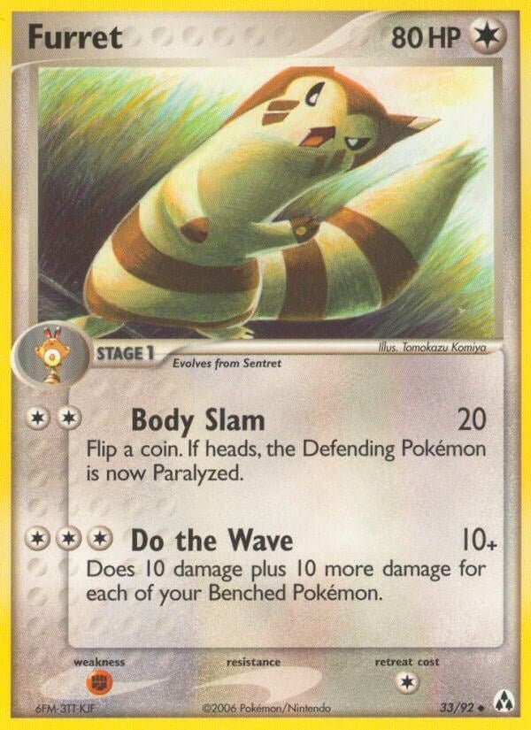 Image for Furret (33/92) (EX Legend Maker) (LM) - Pokemon