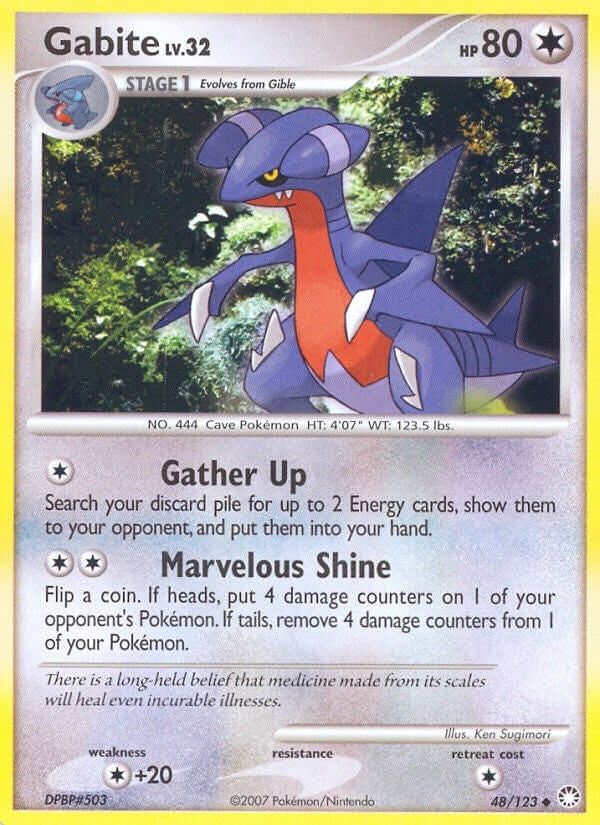 Image for Gabite (48/123) (Mysterious Treasures) (MT) - Pokemon