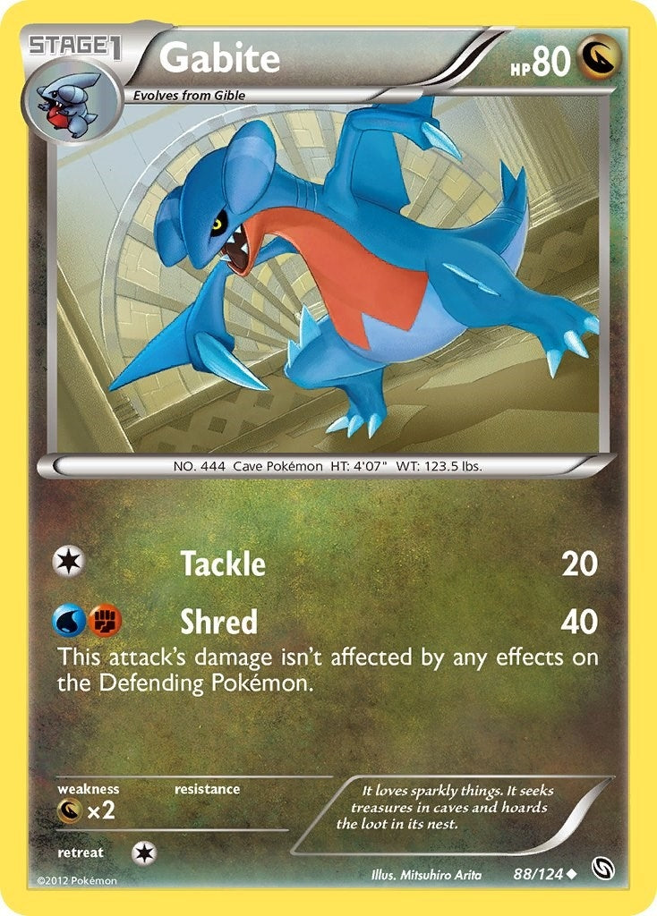 Image for Gabite (88) (88/124) (Dragons Exalted) (DRX) - Pokemon