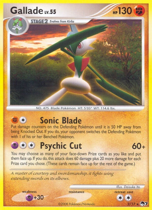Image for Gallade (002/017) (POP Series 7) (POP) - Pokemon