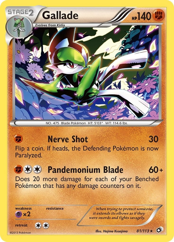 Image for Gallade (81/113) (Legendary Treasures) (LTR) - Pokemon