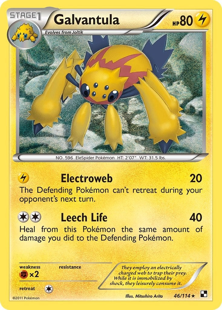 Image for Galvantula (46/114) (Black and White) (BLW) - Pokemon