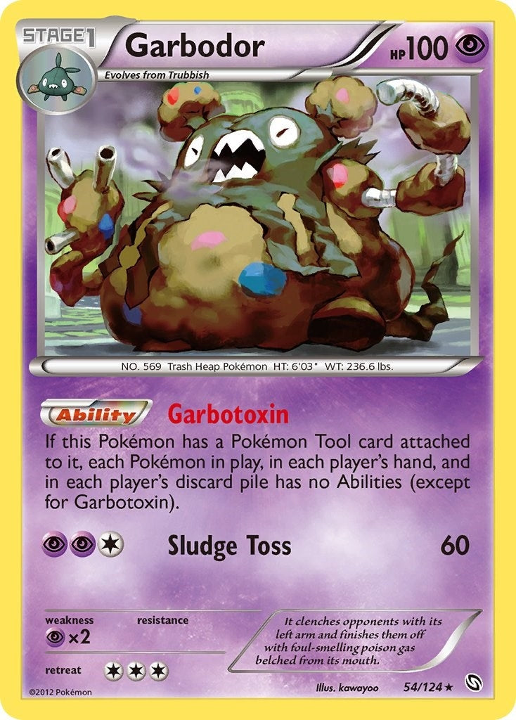 Image for Garbodor (54/124) (Dragons Exalted) (DRX) - Pokemon