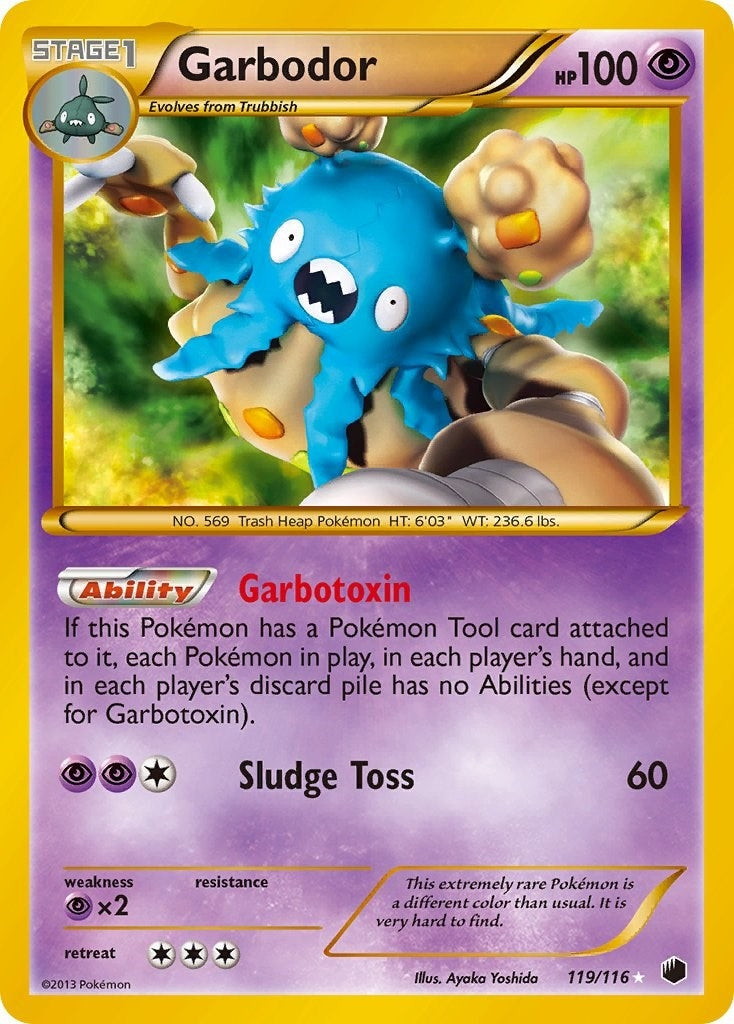 Image for Garbodor (119 Secret Rare) (119/116) (Plasma Freeze) (PLF) - Pokemon