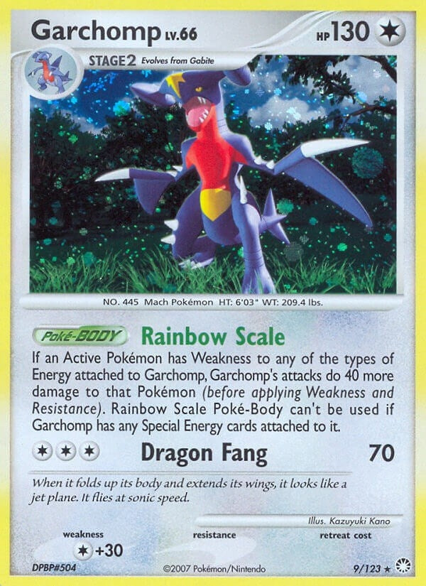 Image for Garchomp (9/123) (Mysterious Treasures) (MT) - Pokemon