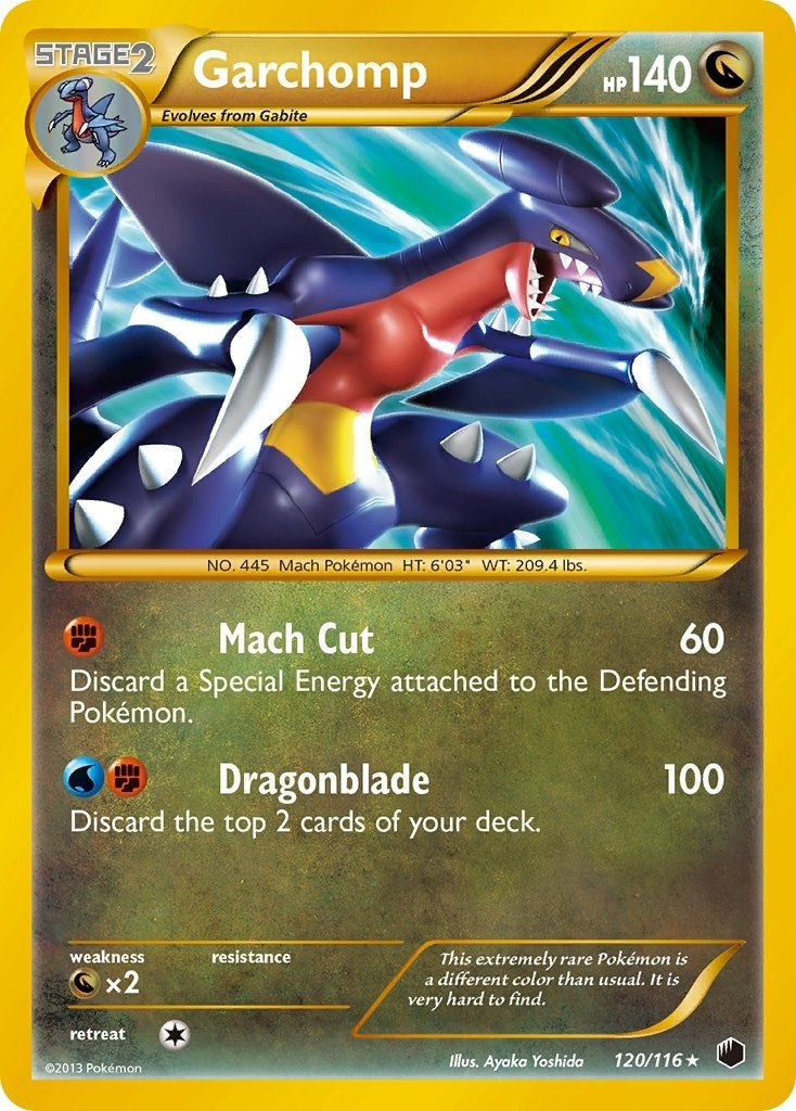 Image for Garchomp (120 Secret Rare) (120/116) (Plasma Freeze) (PLF) - Pokemon