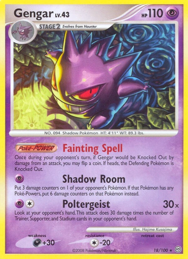 Image for Gengar (18/100) (Stormfront) (SF) - Pokemon