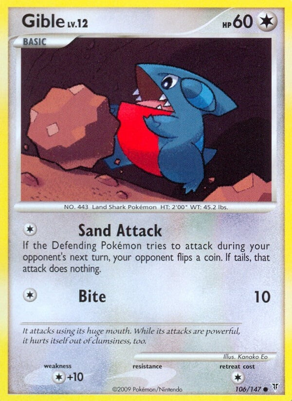 Image for Gible (106) (Supreme Victors) (SV) - Pokemon